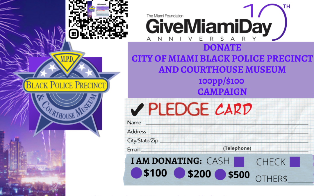 DONATE TODAY!! GIVE MIAMI DAY NOVEMBER 15th -18th! Join 100 People in Giving $100